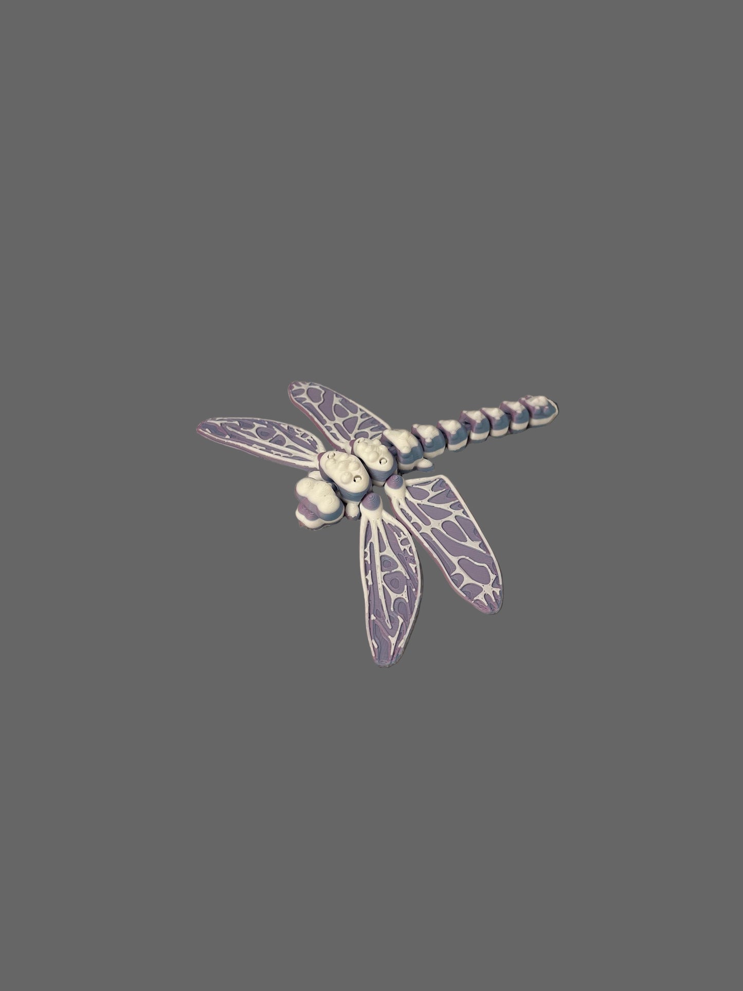 🐉🪰 3D Printed Articulating Dragonfly – 4" Body, 5" Wingspan ✨