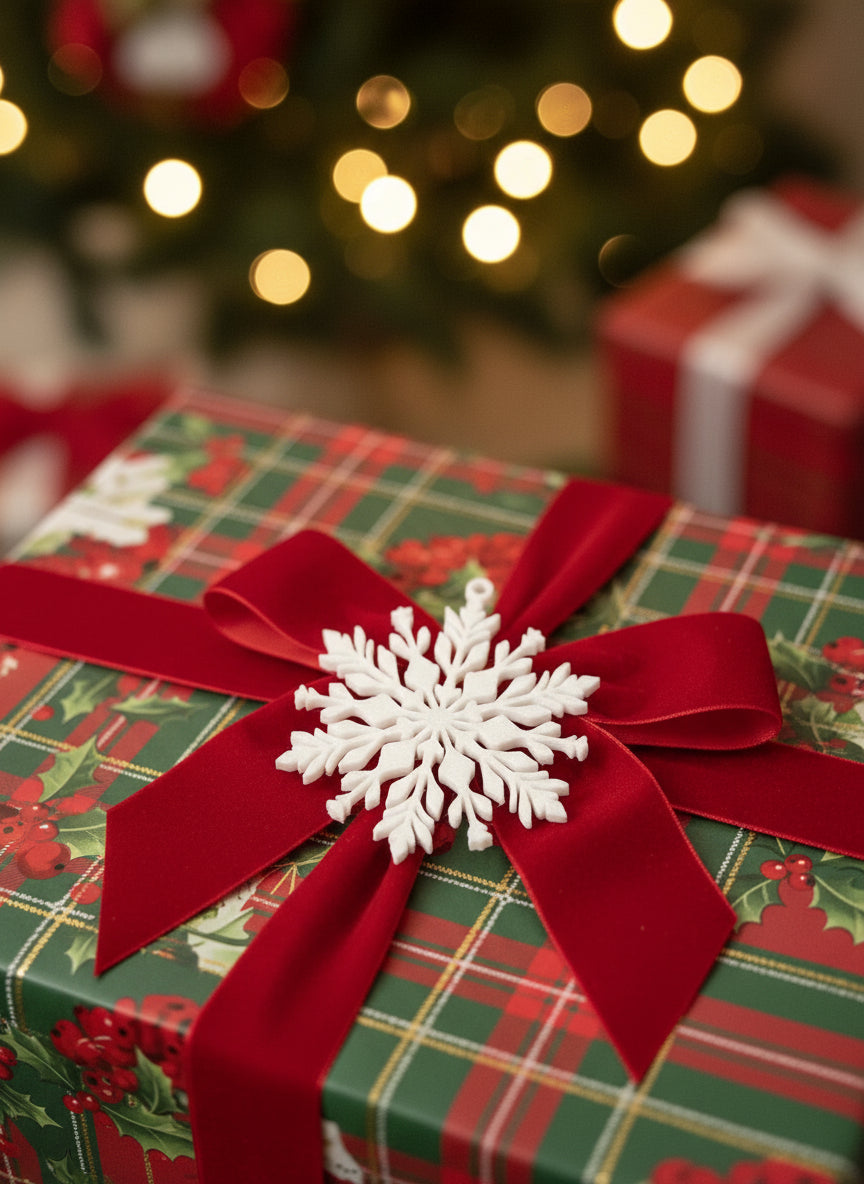 3D-Printed Snowflake Set – 10 Pieces