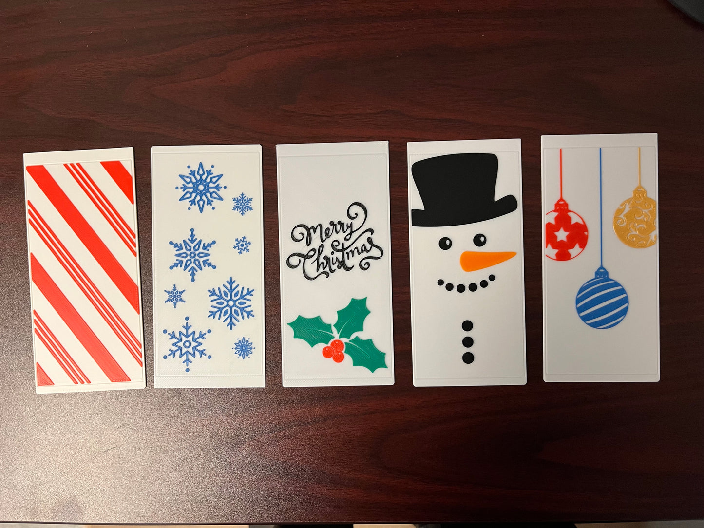 Christmas Panel Pack – Set of 5 (For Interchangeable Lantern Display)