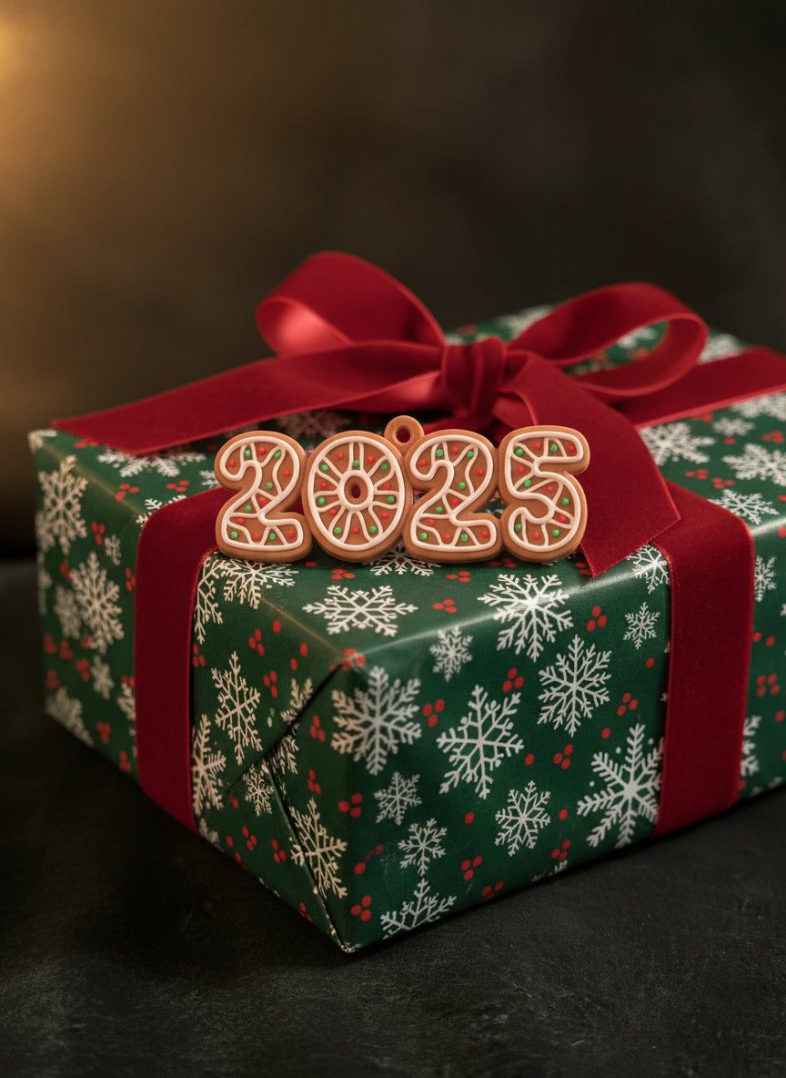 2025 gingerbread cookie ornament