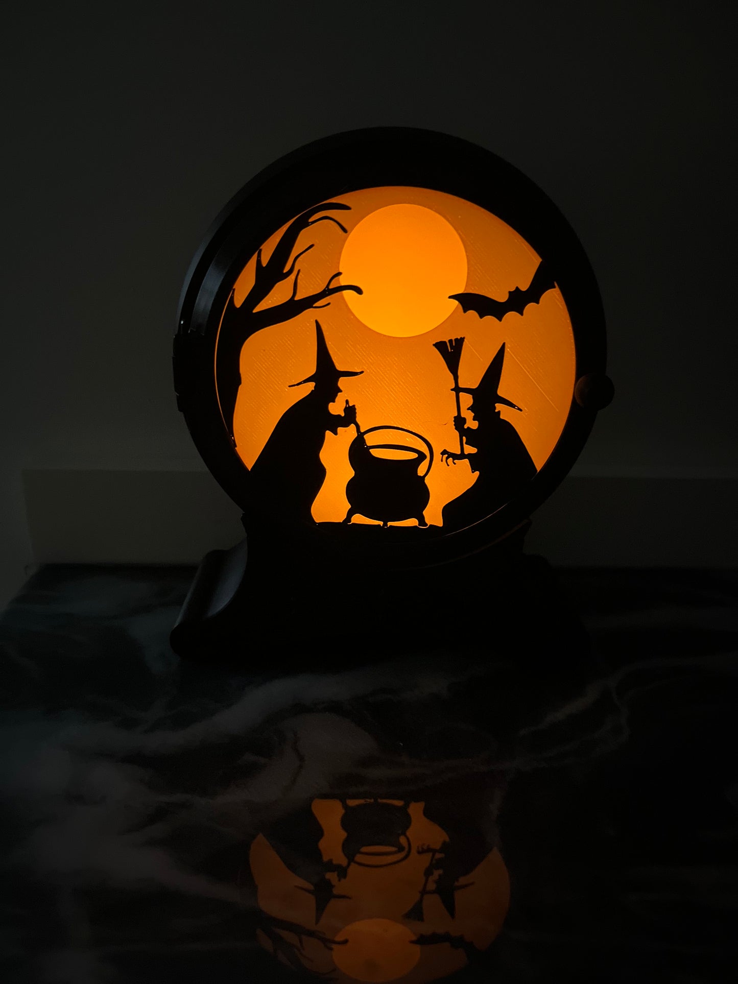 3D Printed Halloween Tea Light Display – Interchangeable Panels