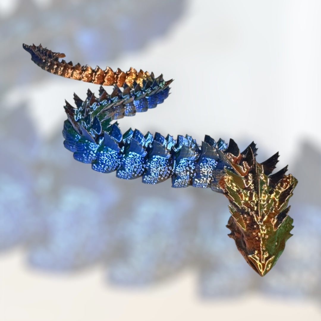 Articulating 3D Printed Aquatic Dragon
