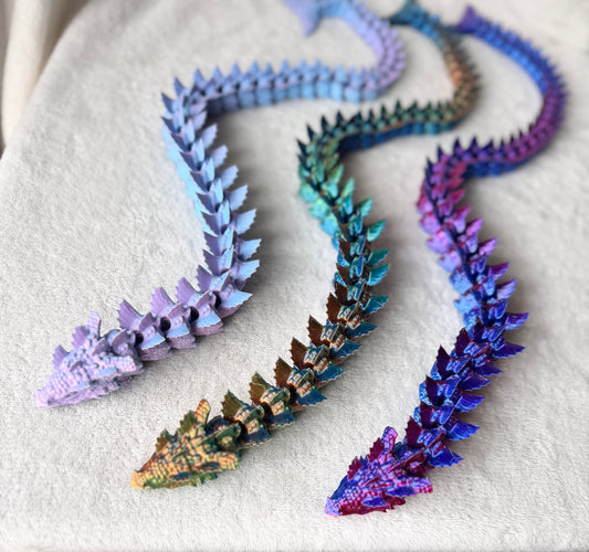 Articulating 3D Printed Aquatic Dragon