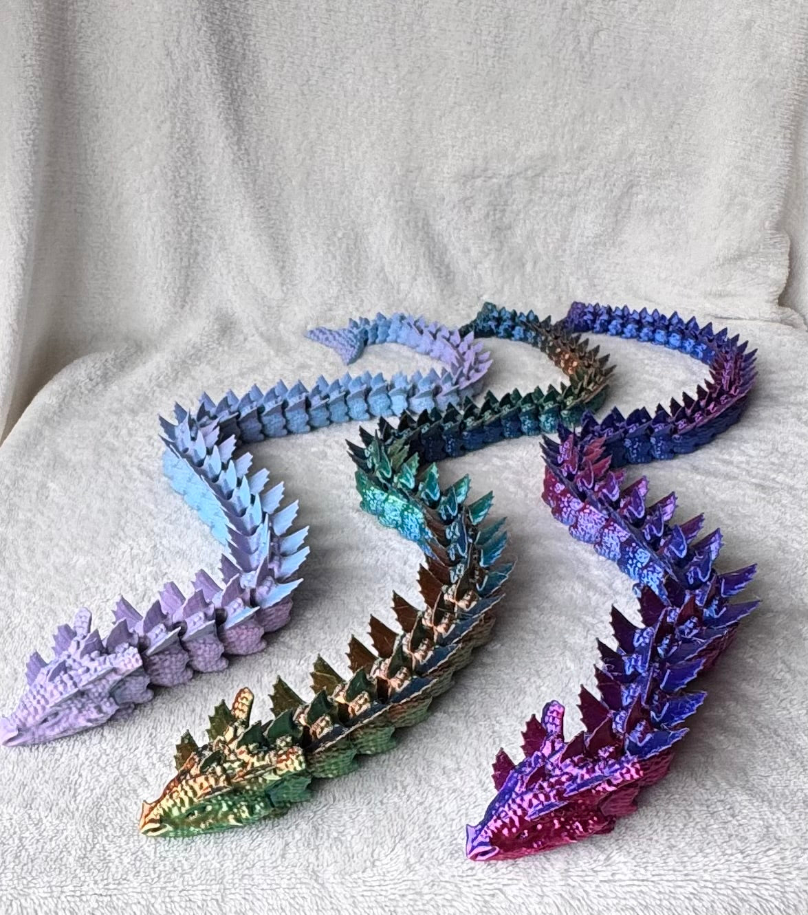 Articulating 3D Printed Aquatic Dragon