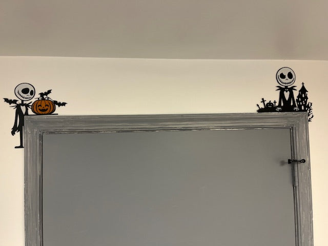 Halloween Jack Skellington Door Corner Decoration 🎃💀 - Different options!