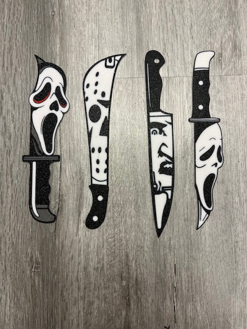3D Printed Halloween Horror Knife Set