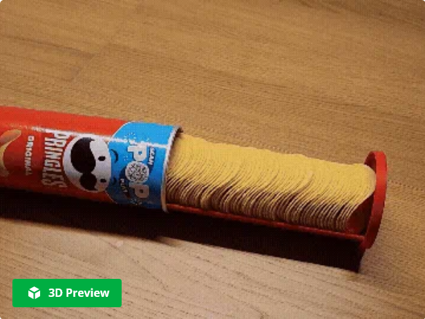 3D Printed Pringles Tray & Lid
