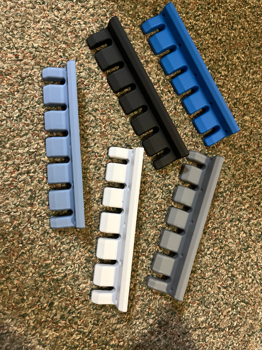 3D Printed Cleaning Rod Rack – 8.5” x 1.5”